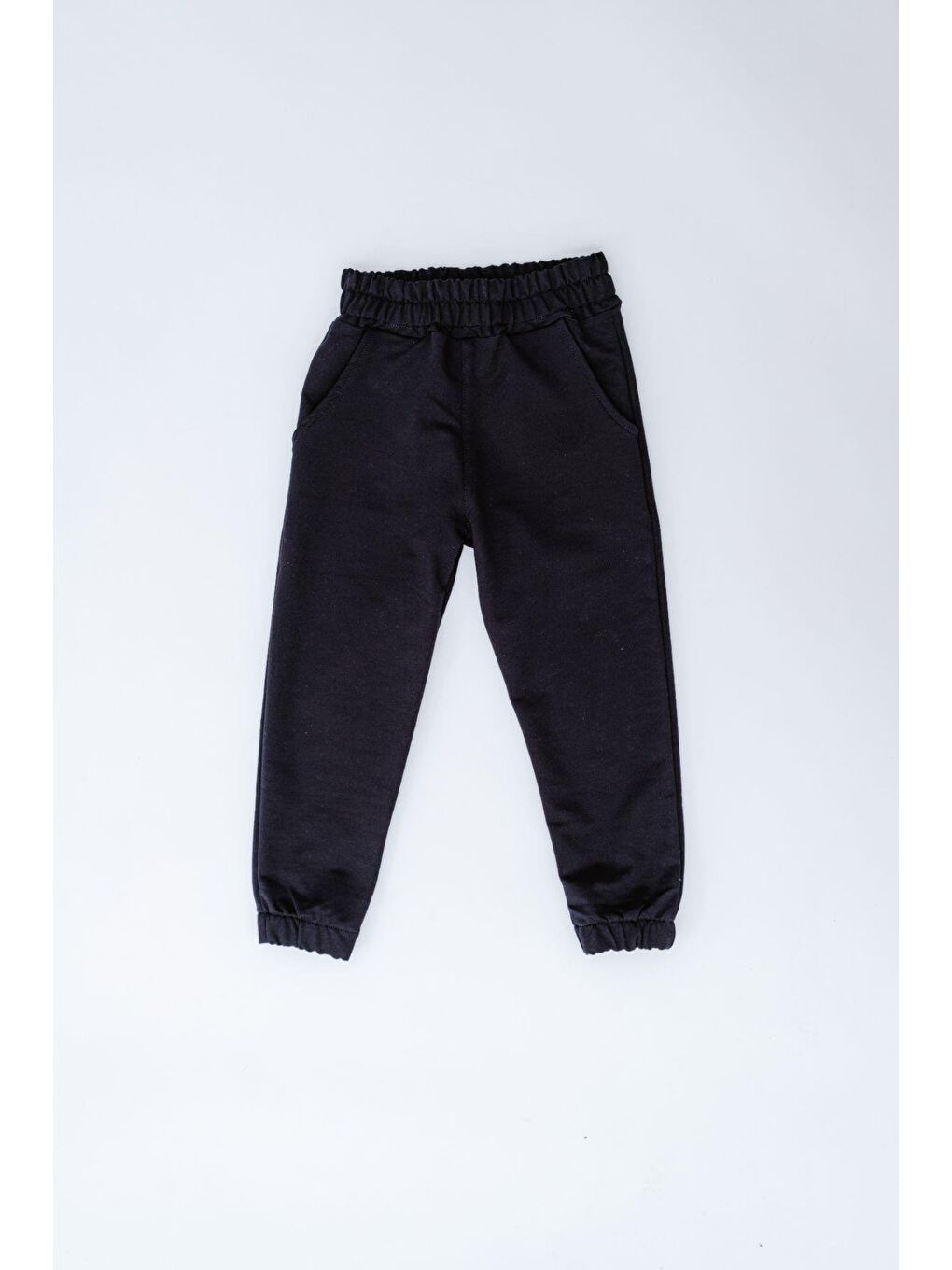 Kız Çocuk Lastikli Paça Eşofman Altı 760 Lacivert-2