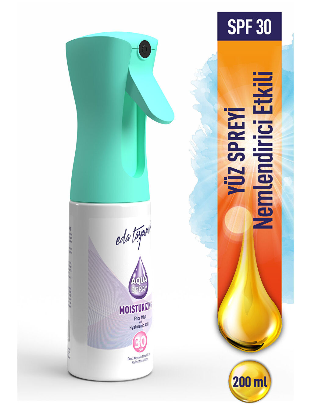 Nemlendirici Ve Aydınlatıcı Etkili Yüz Spreyi SPF 30 - 200 ml (EGY0079)-2