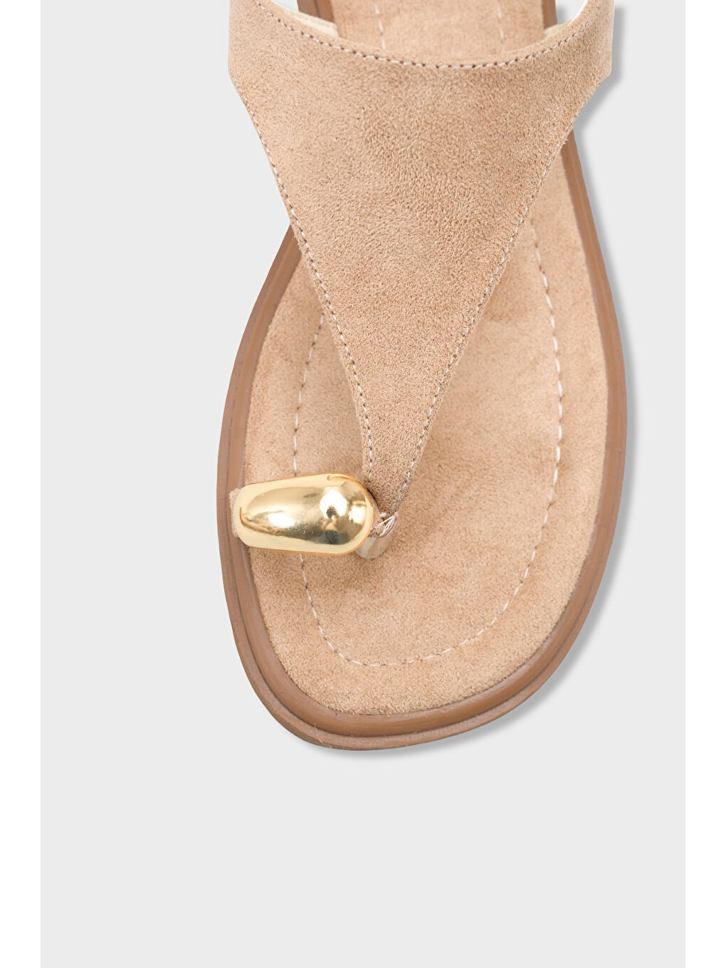 Bej Patrice Parmak Arası Kadın Sandalet Kadın Sandalet-2