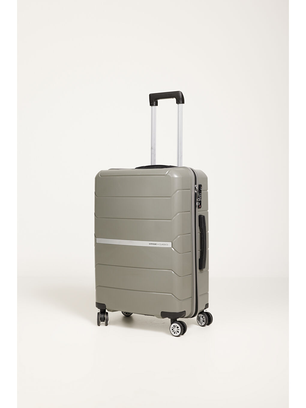 Erkek Gri Orta Boy Valiz-1