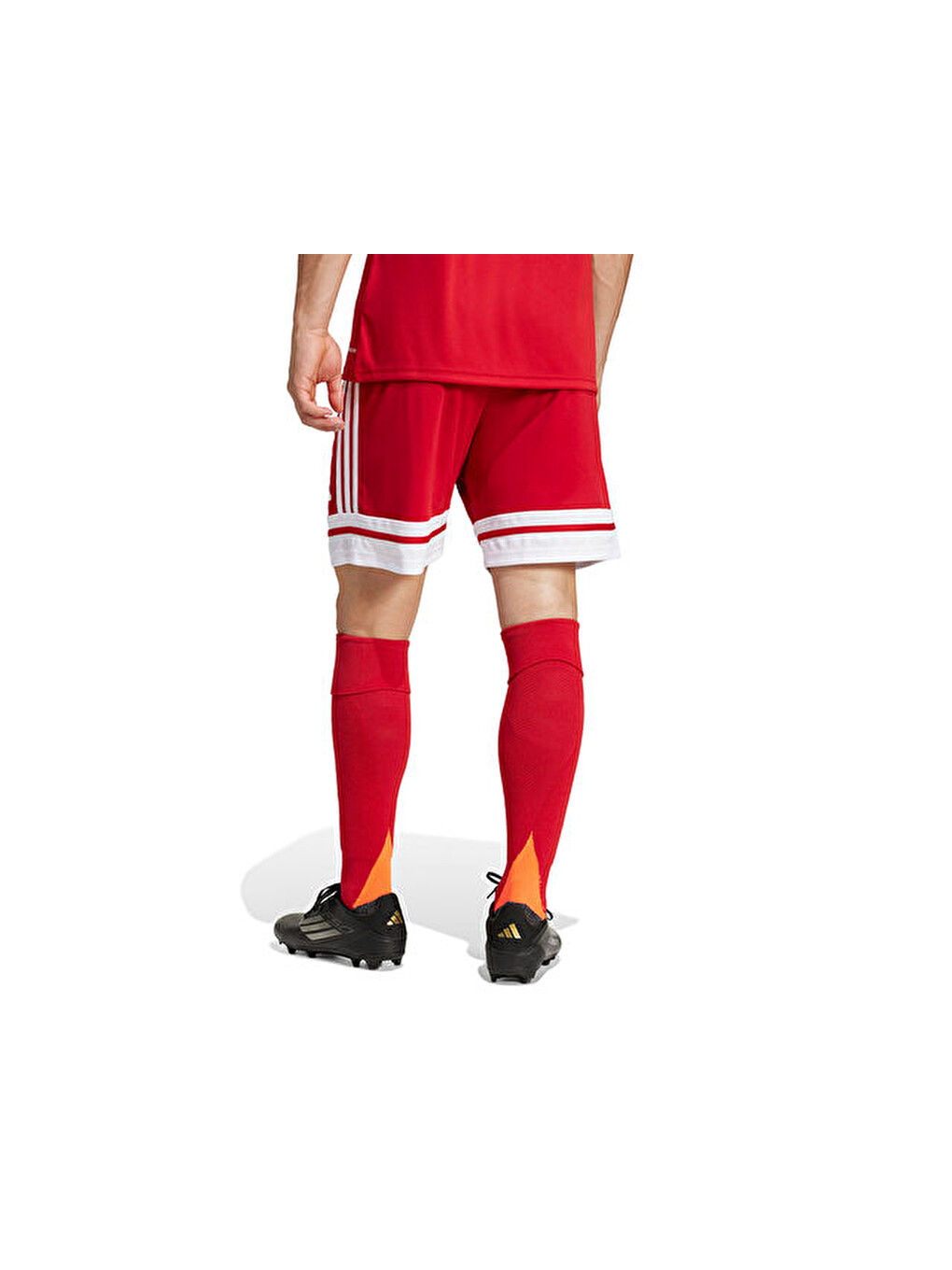 Squa25 Sho M Erkek Futbol Şortuje7745 Kırmızı-1
