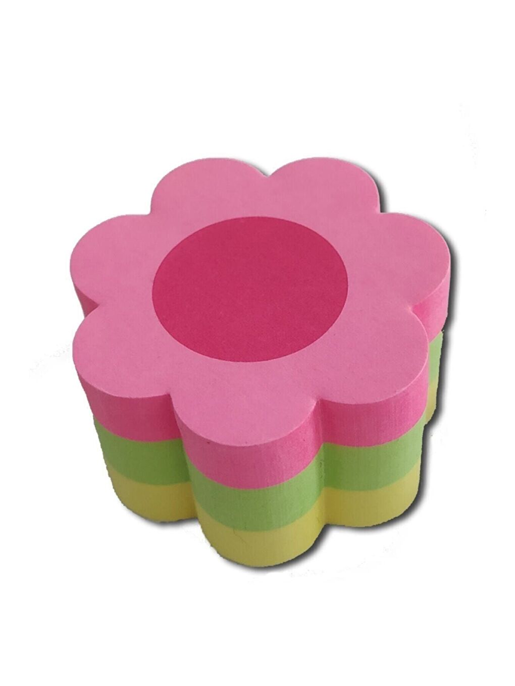 Yapışkan Notluk 50 x 50 mm Mini Çiçek,Renkli ve Pratik Not Kağıdı-1