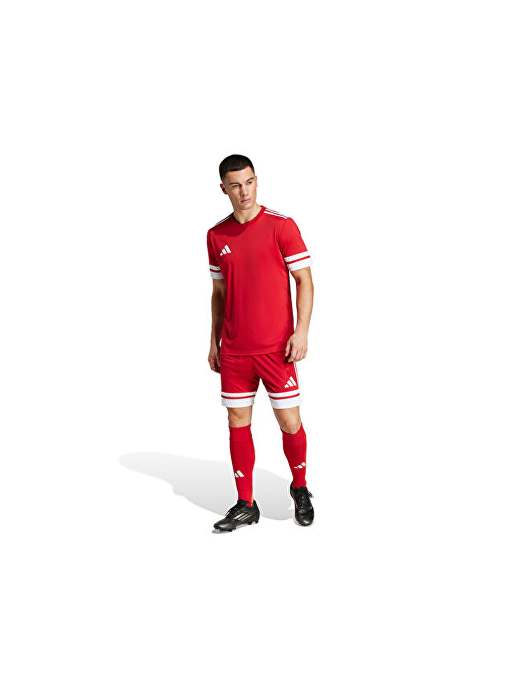 Squa25 Sho M Erkek Futbol Şortuje7745 Kırmızı-6