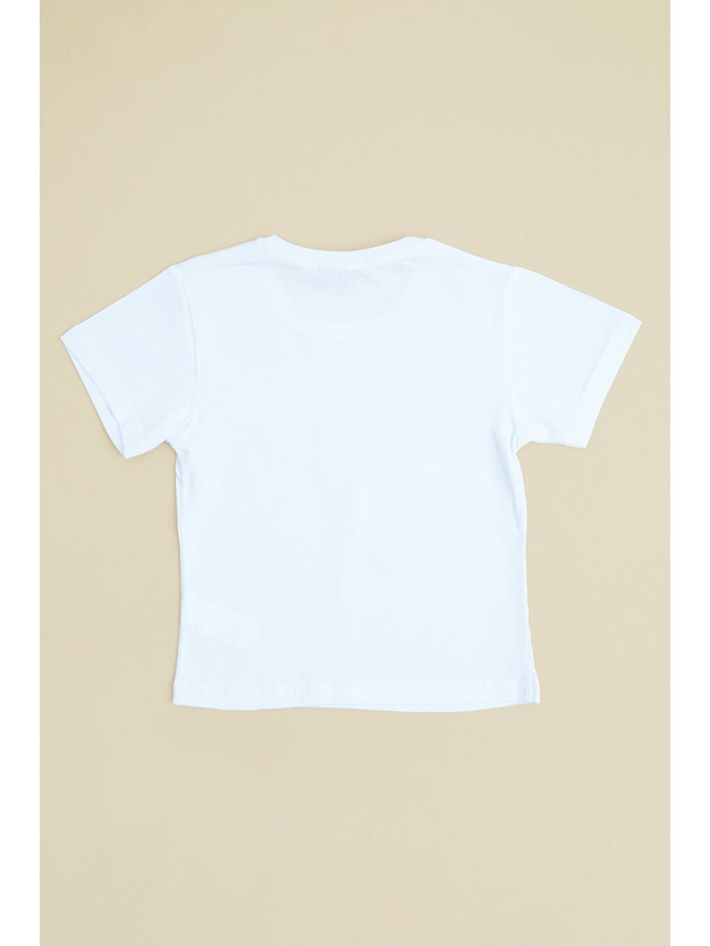 Beyaz Cupcake Happıness Baskılı Kız Çocuk Tişört-1