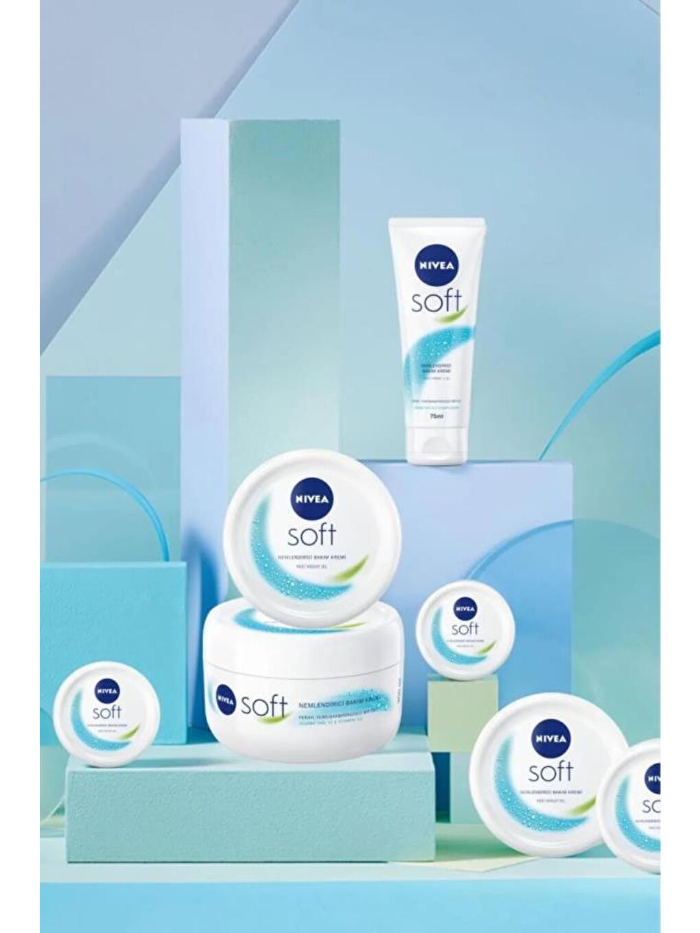 NIVEA Soft 300ml + Q10 Sıkılaştırıcı Vücut Losyonu 250 ml - 2