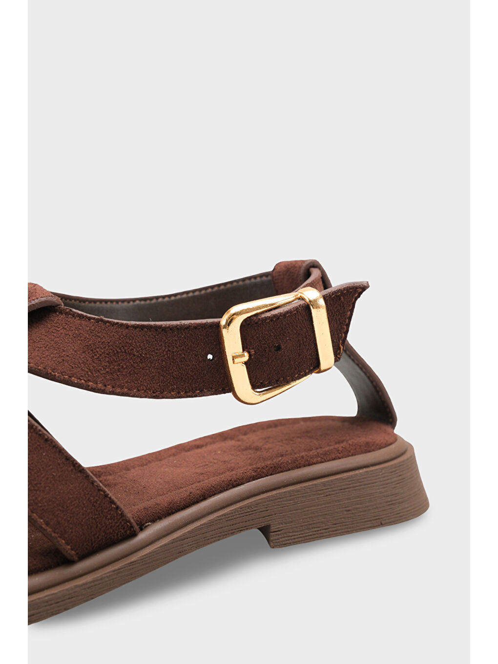 Kahverengi Jennifer Gladyatör Kadın Sandalet-3