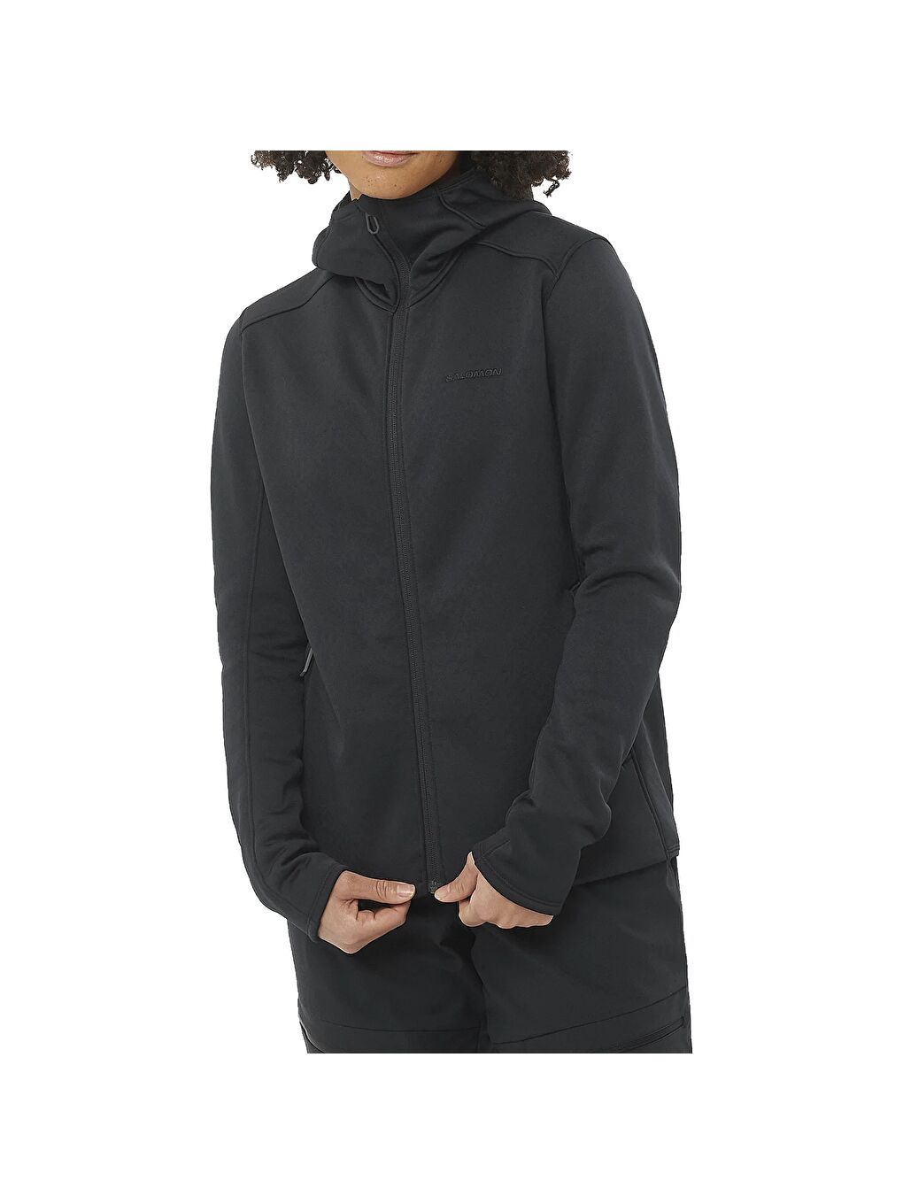 Outline Warm Kadın Siyah Fleece