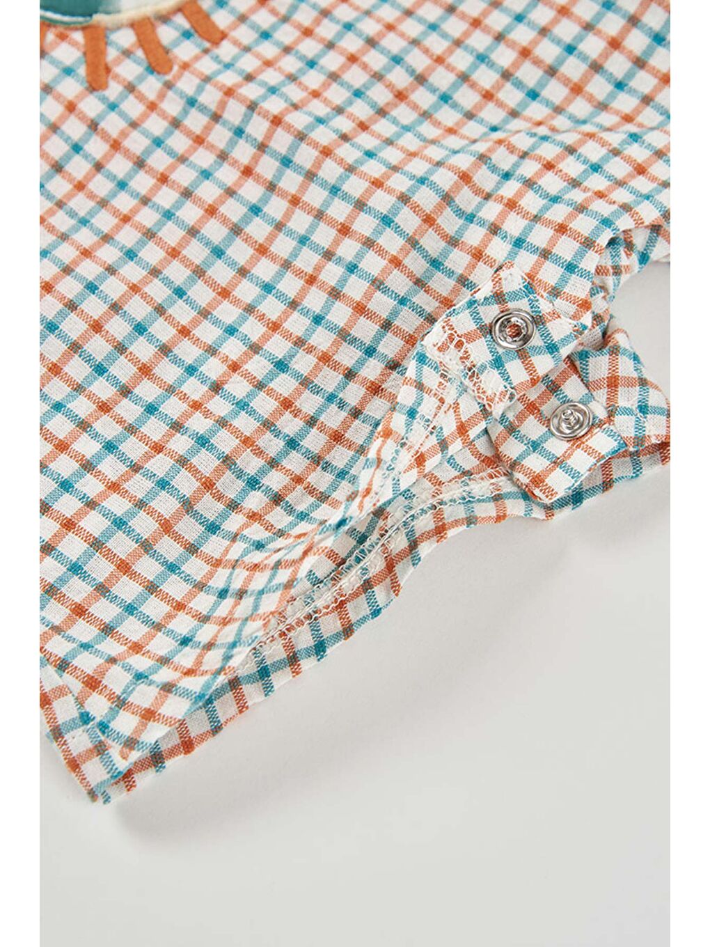 Güneş Nakışlı Salopet 6-24 Ay Turuncu-7