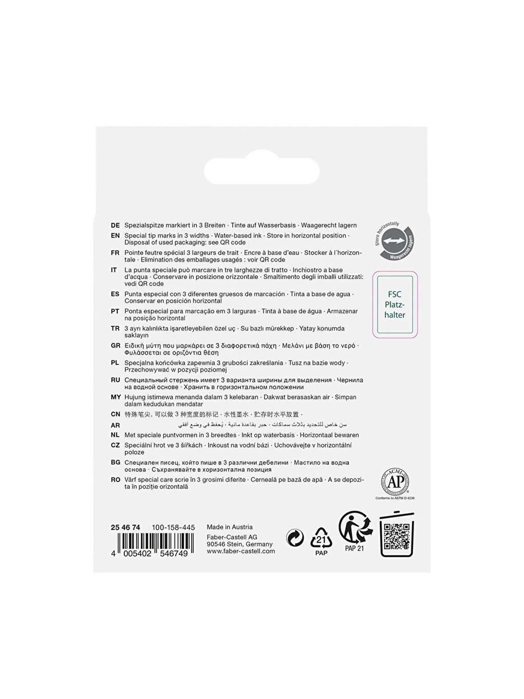 Metalik 4'lü Karton Kutu Fosforlu Kalem Seti, ve Parlak Renkler-1