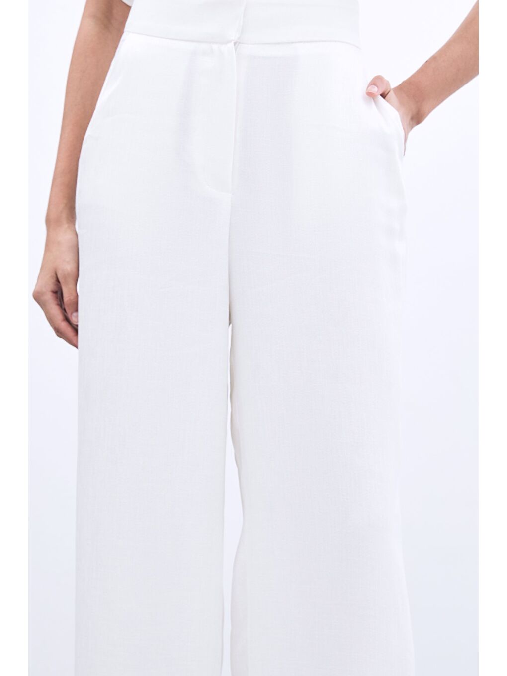 Cepli Bol Pantolon - Ekru-5