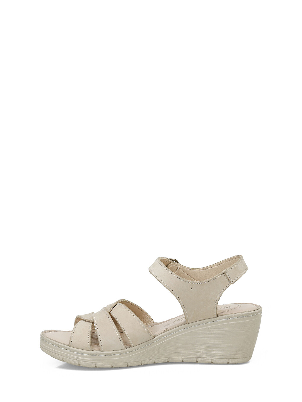 161886.z5fx Bej Kadın Comfort Sandalet-2