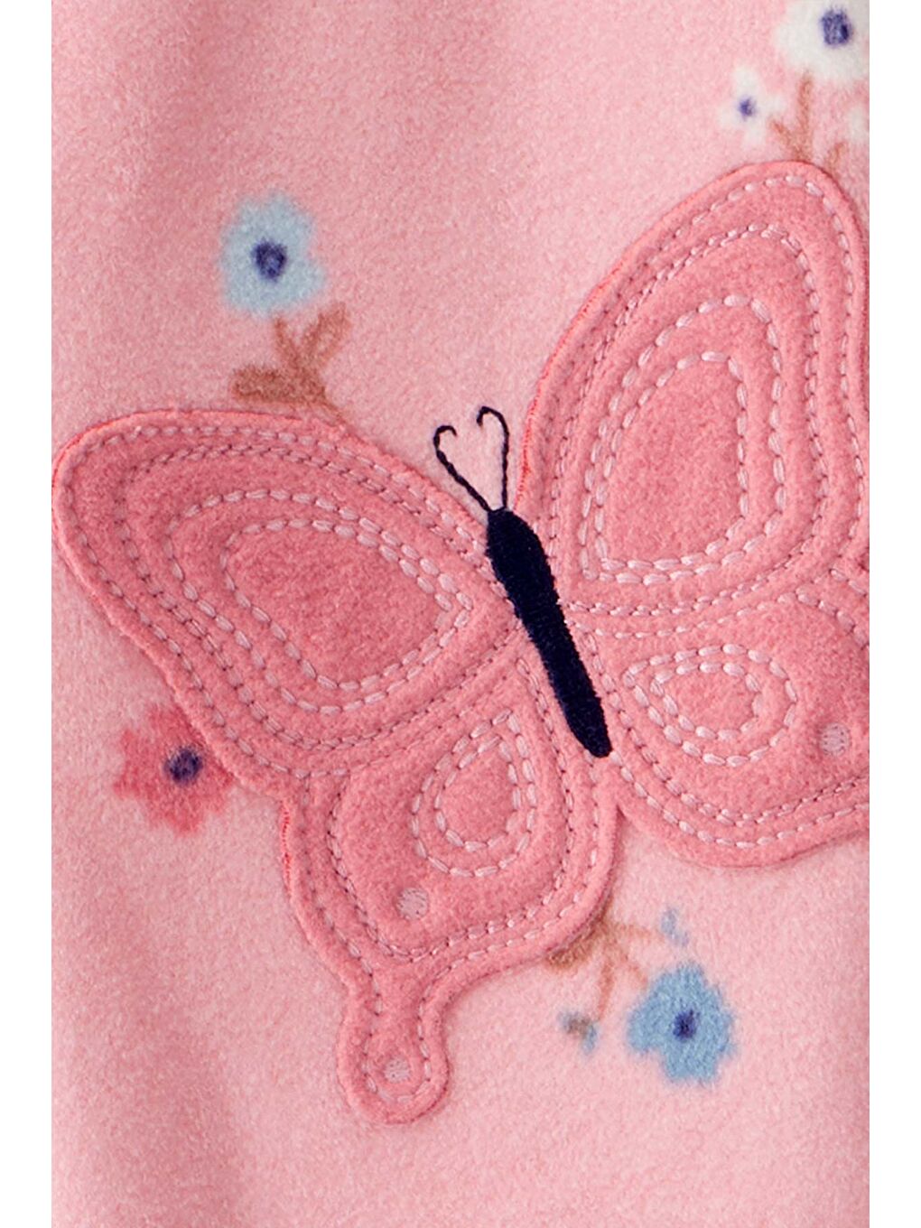 Kız Çocuk Pembe Polar Tulum-2