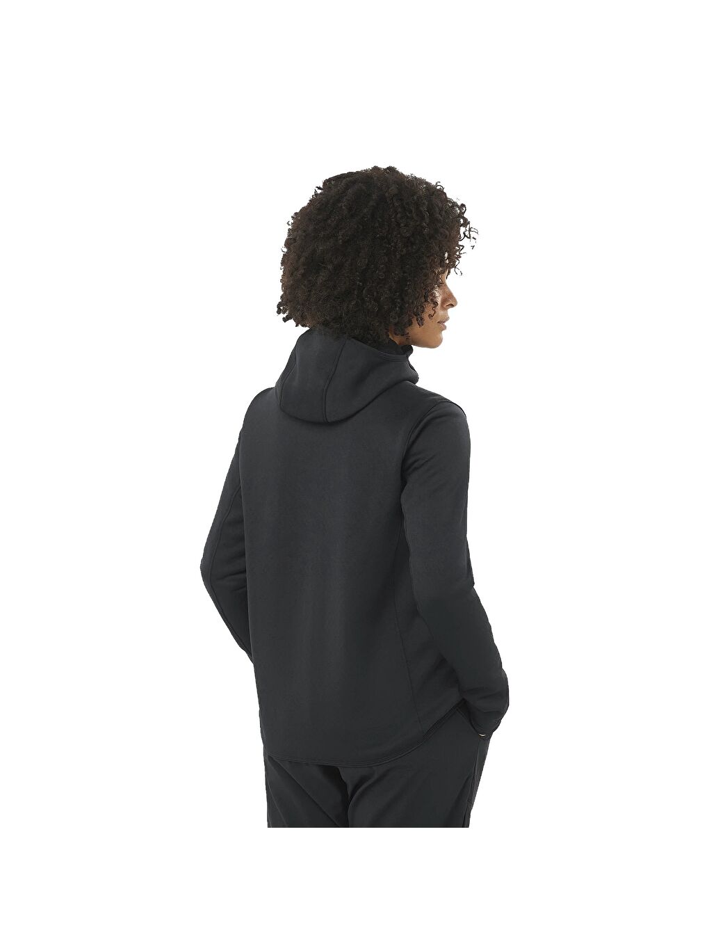 Outline Warm Kadın Siyah Fleece-5