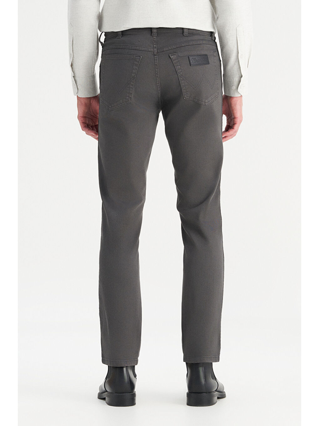 Texas Slim Fit Dar Kesim Normal Bel Antrasit Esnek Pantolon-5