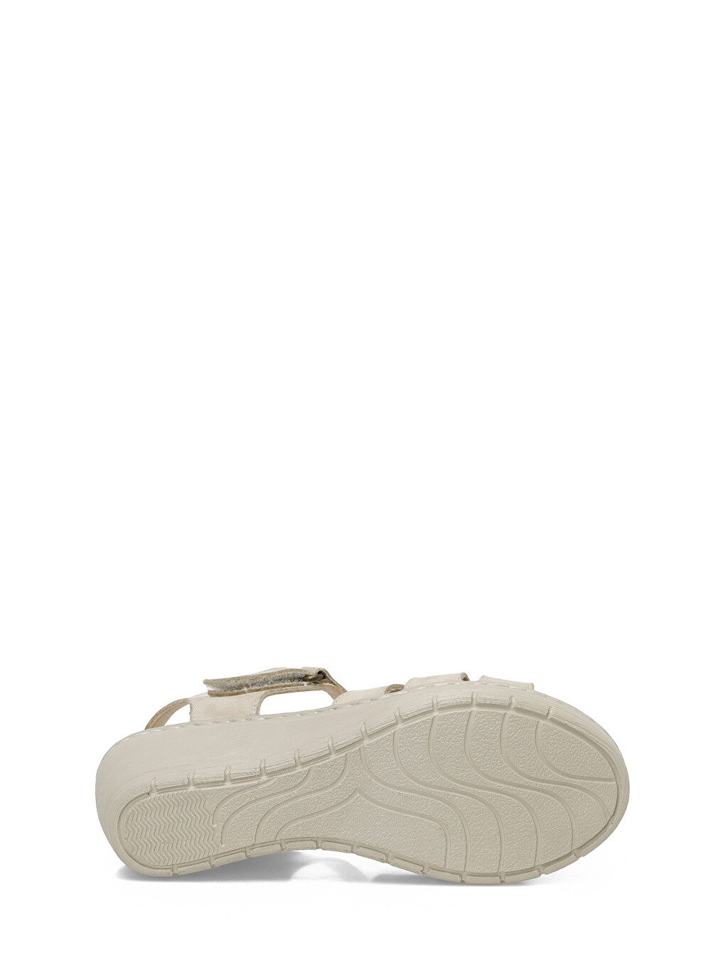 161886.z5fx Bej Kadın Comfort Sandalet-5