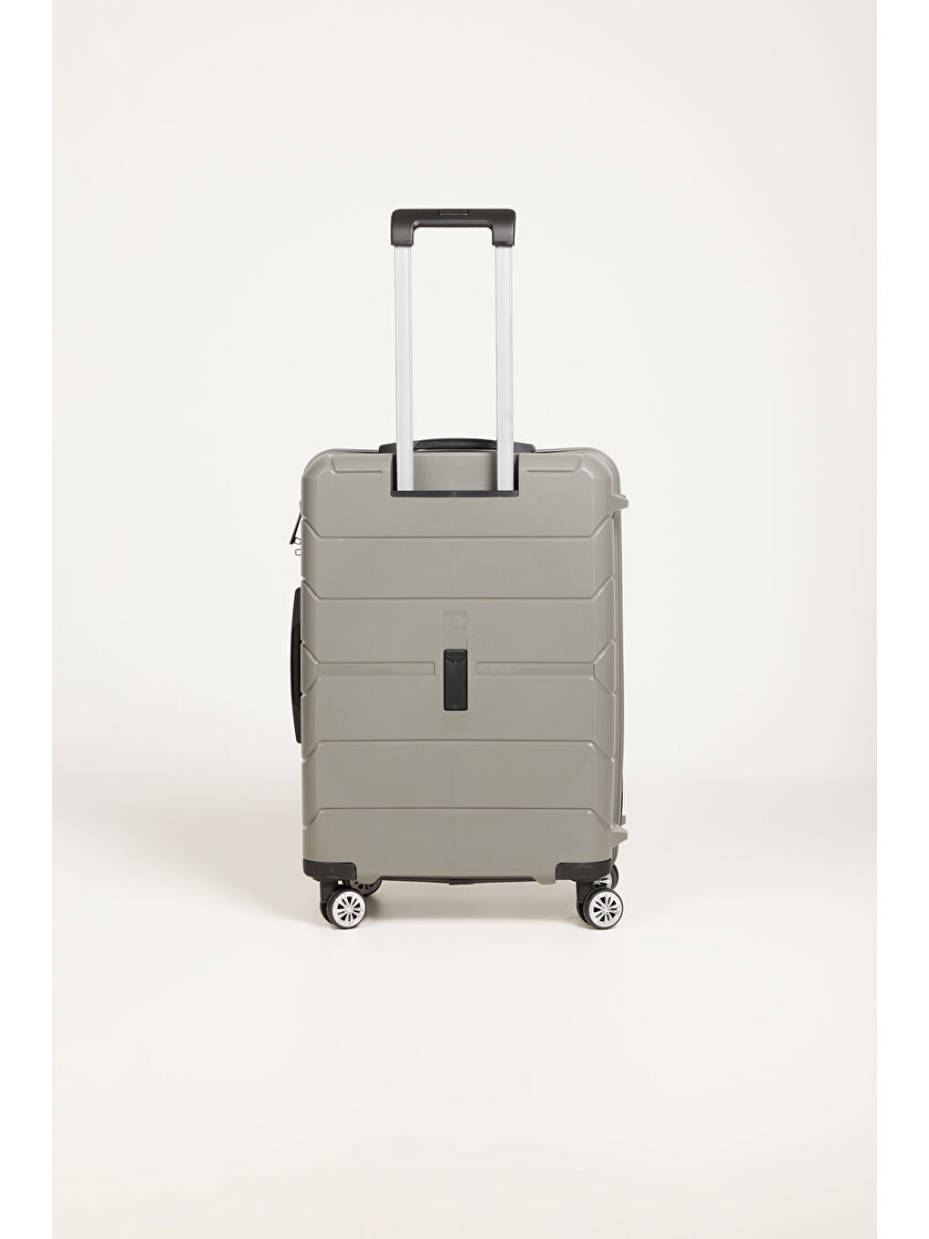 Erkek Gri Orta Boy Valiz-4