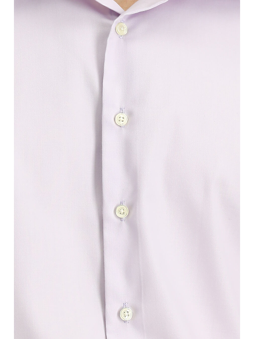 Lila Uzun Kol Slim Fit Dar Kesim Pamuk Oxford %100 Pamuk Gömlek-4