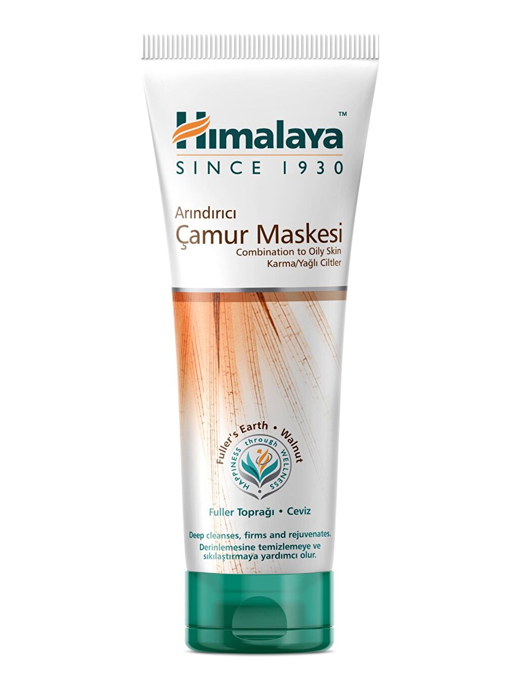 Himalaya Since 1930 Peeling Etkili Arındırıcı Çamur Maskesi, Fuller Toprağı, Ceviz, Karma Ve Yağlı Ciltler, 75 Ml