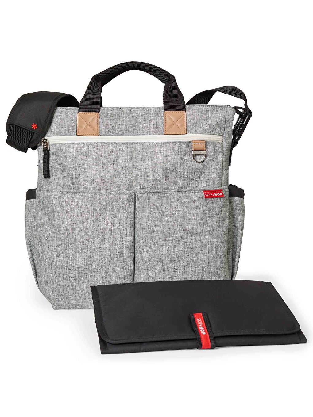Duo Orijinal Anne Bebek Bakım Çantası Açık Gri-5