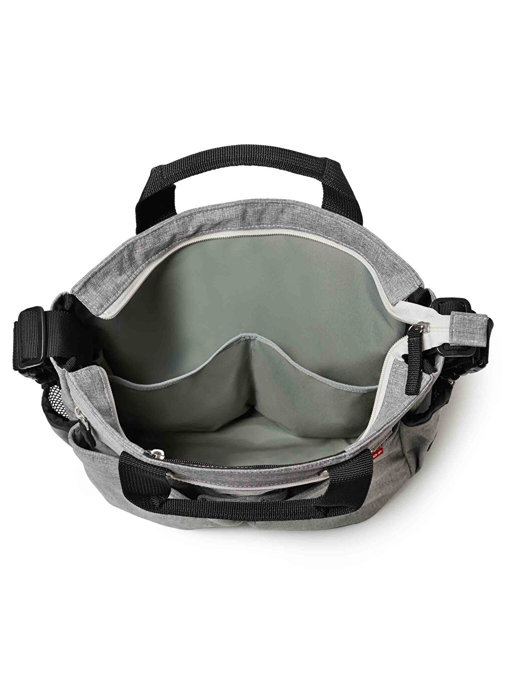 Duo Orijinal Anne Bebek Bakım Çantası Açık Gri-6