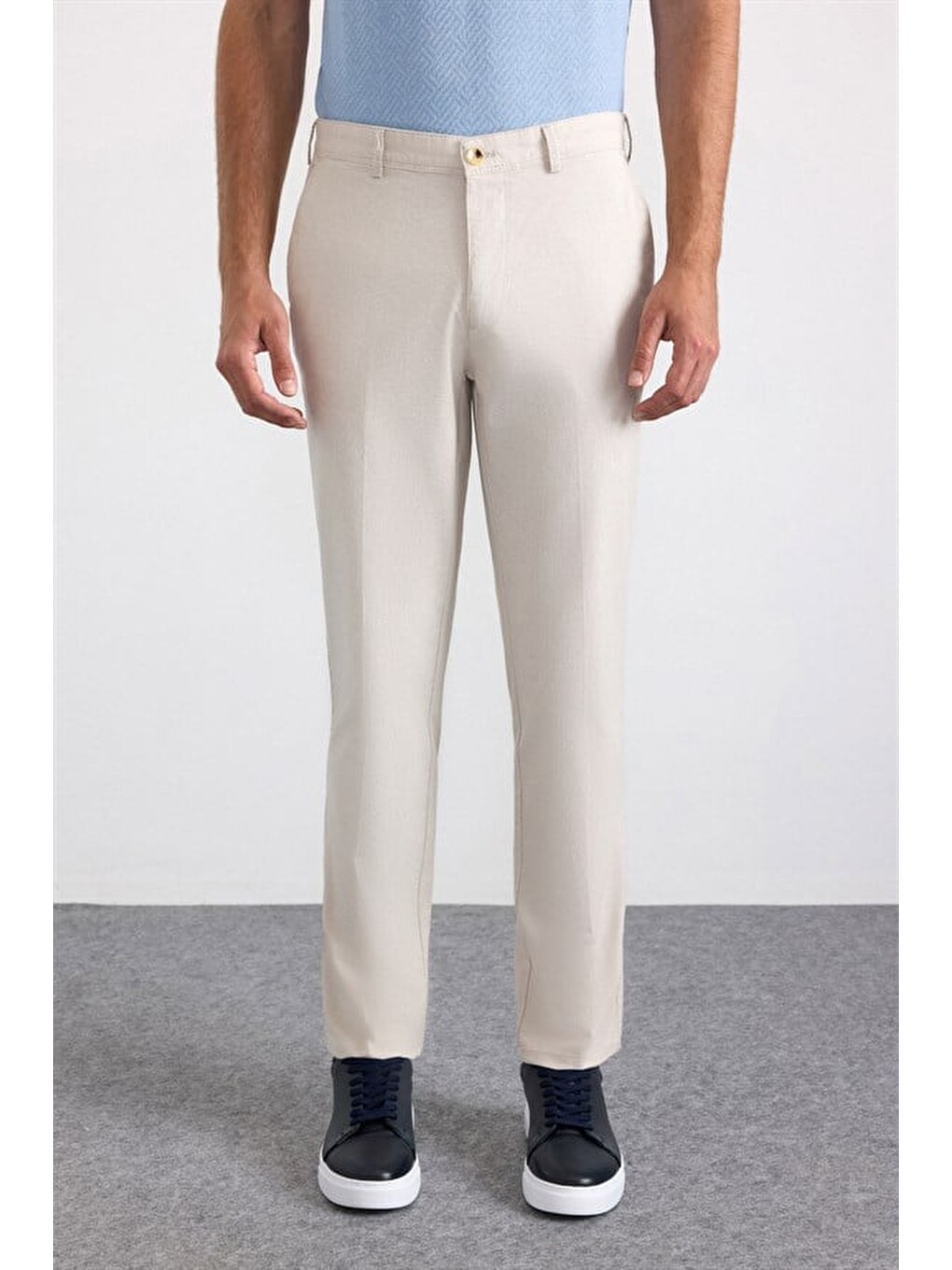 Bej Taş Regular Casual Pantolon-1