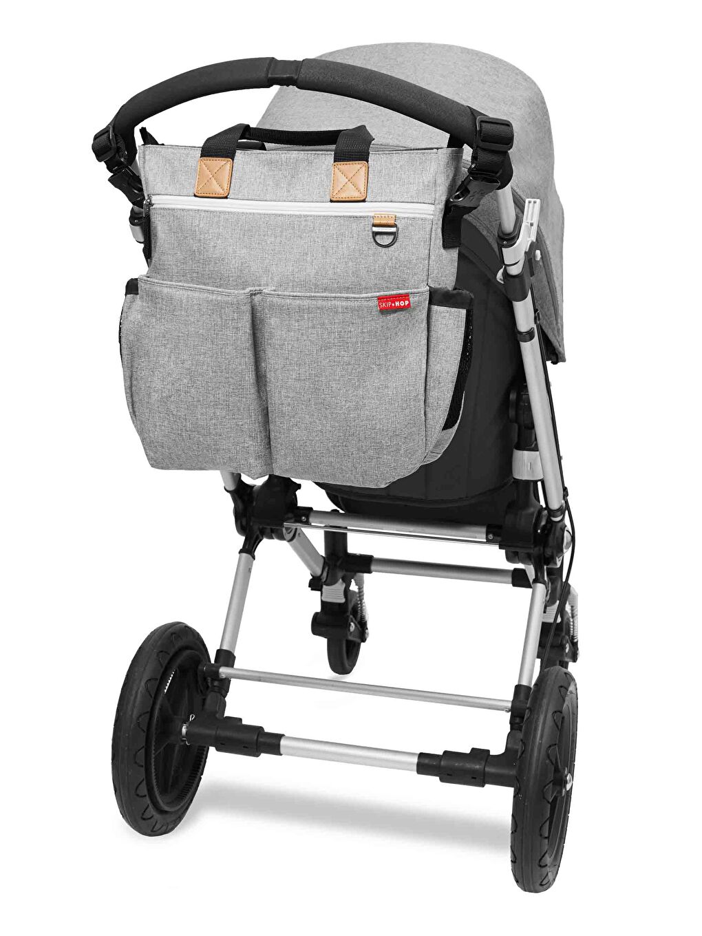 Duo Orijinal Anne Bebek Bakım Çantası Açık Gri-8