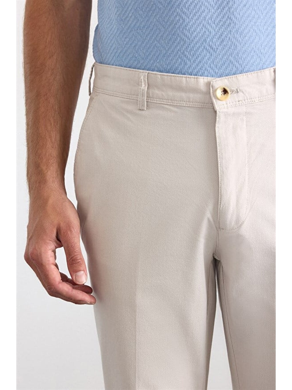 Bej Taş Regular Casual Pantolon-2