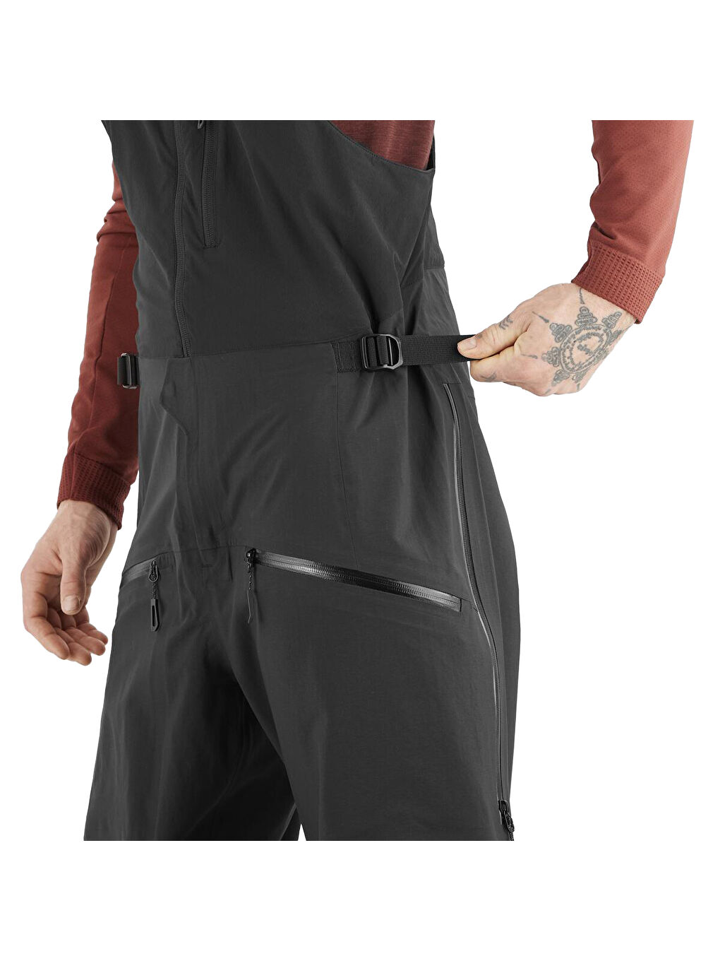 Absolute 3L Erkek Siyah Kayak Pantolonu-3