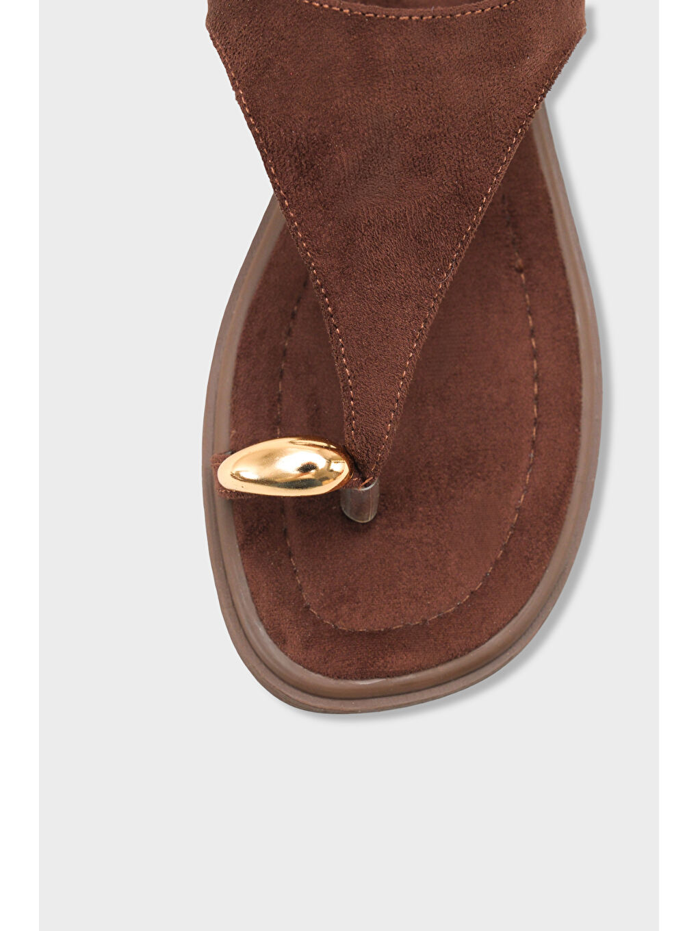 Kahverengi Patrice Parmak Arası Kadın Sandalet Kadın Sandalet-2