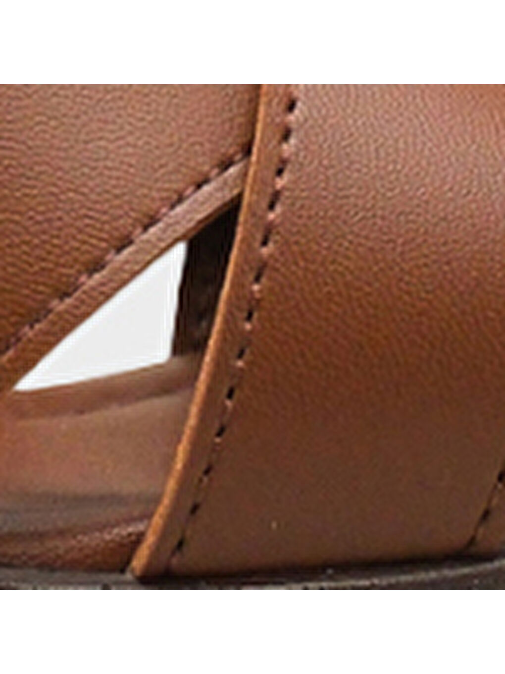 Kahverengi Sheilah Platform Çapraz Bantlı Bilekten Bantlı Kadın Topuklu Ayakkabı-6