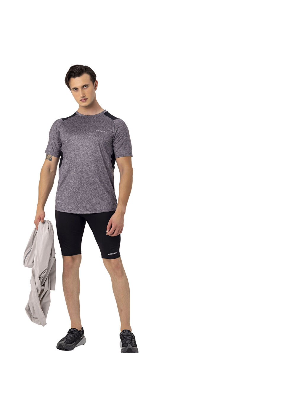 Lite Erkek Siyah Koşu Taytı-1