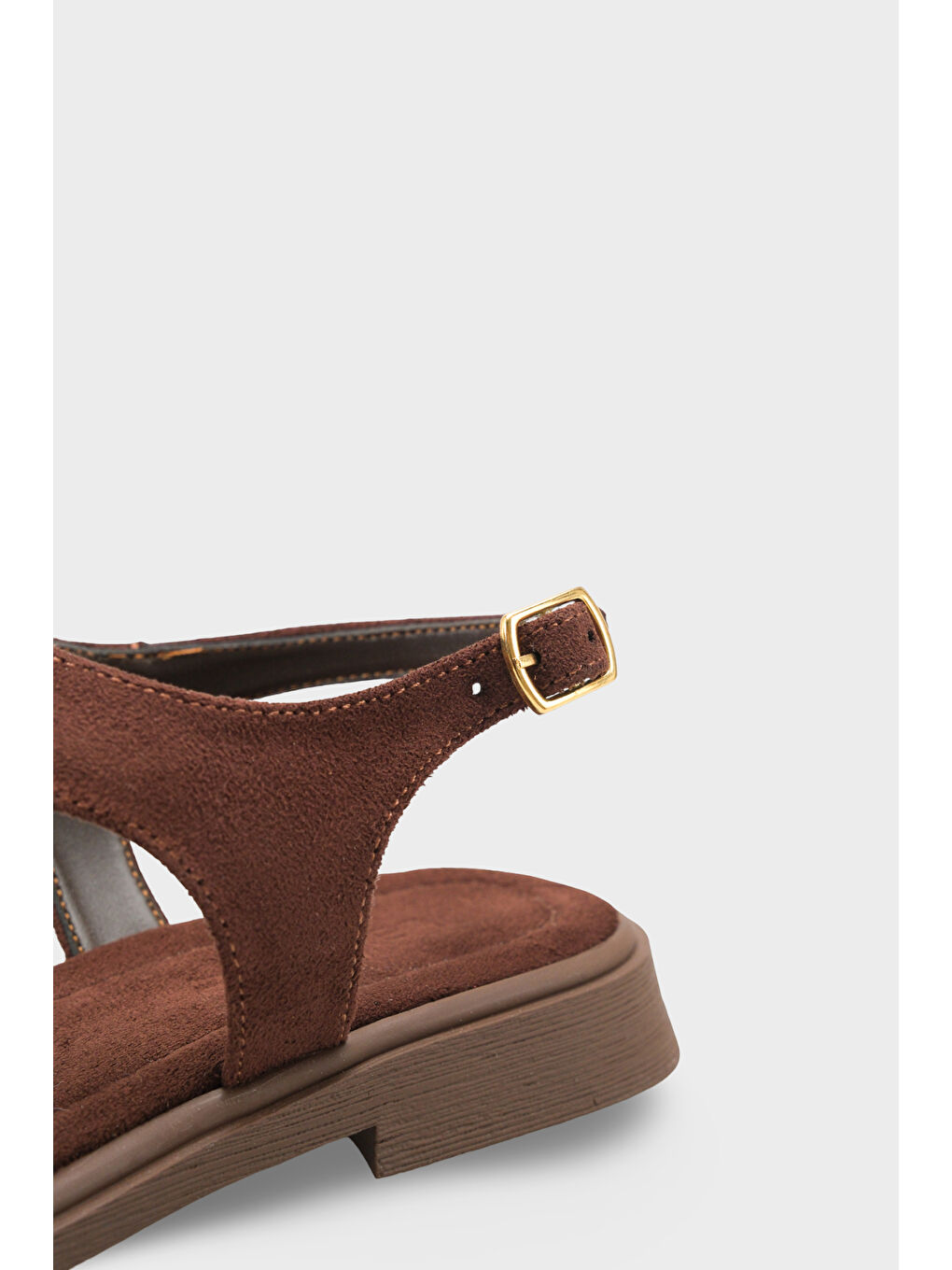 Kahverengi Patrice Parmak Arası Kadın Sandalet Kadın Sandalet-3