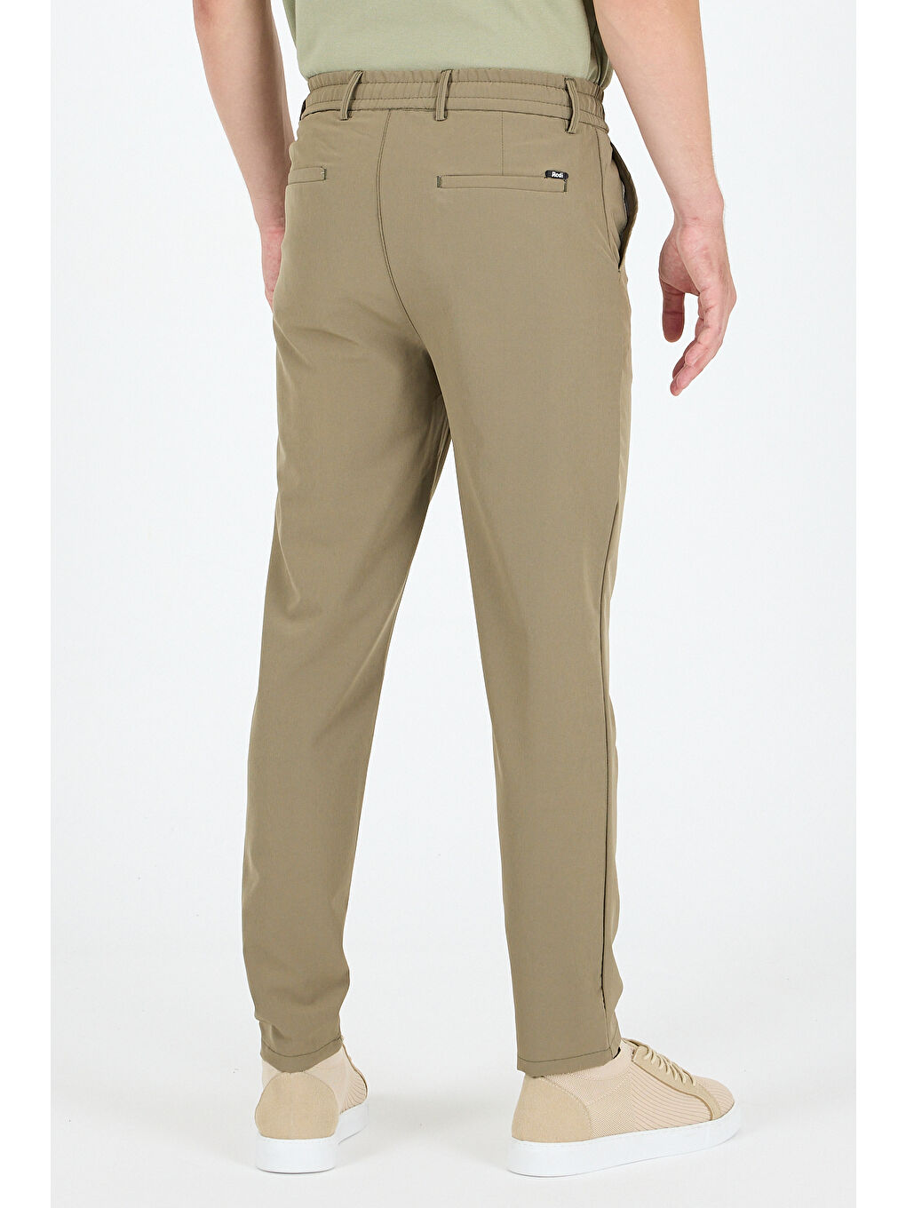 Haki Spor ve Günlük Rahat Cool %92Polyester %8Elastan Esnek Kumaş Erkek Jogger Pantolon Eşofman Altı 3670-4