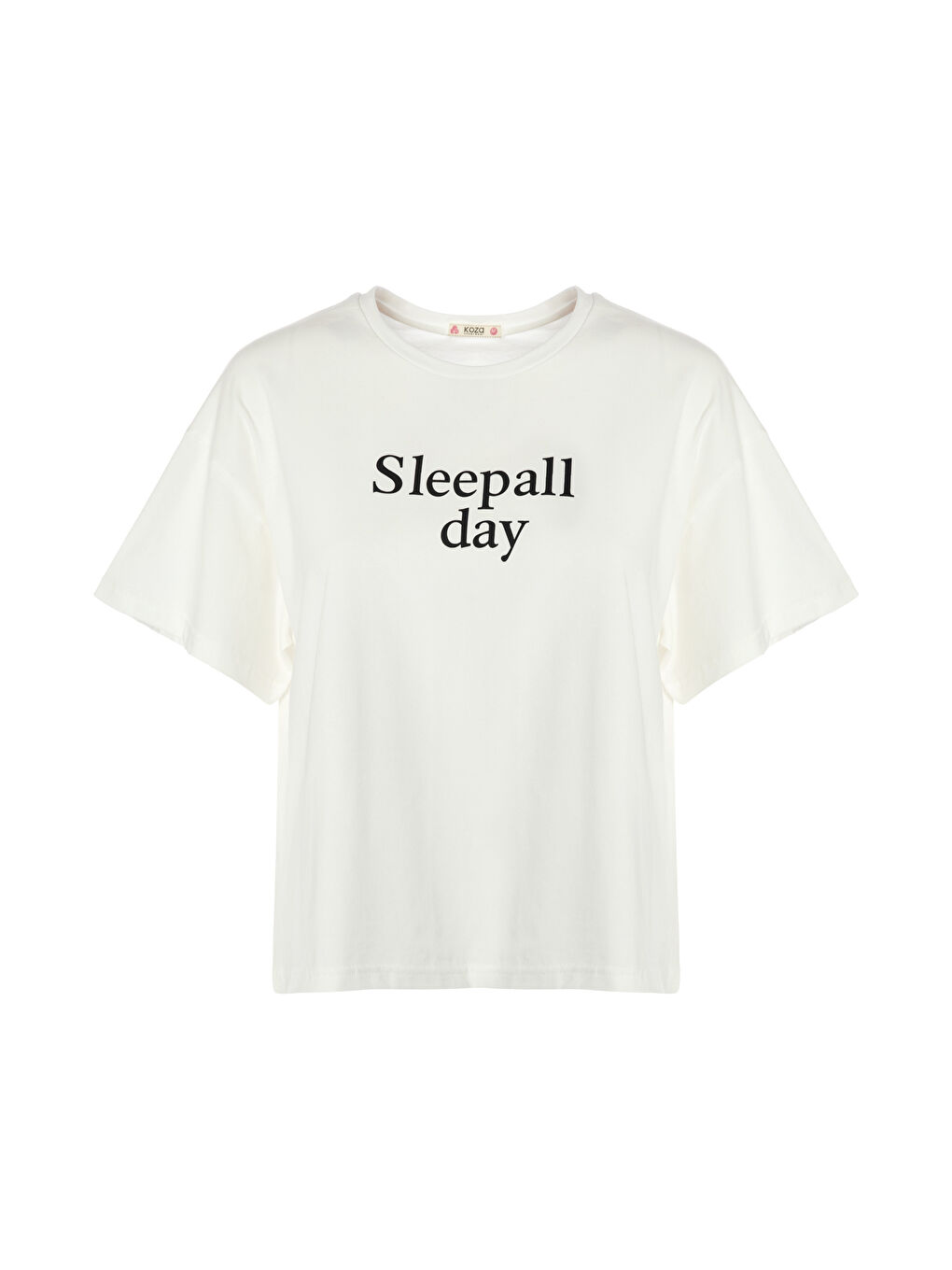 Kadın Pamuklu Kısa Kollu Siyah Çizgili Şortlu Pijama Takımı-1