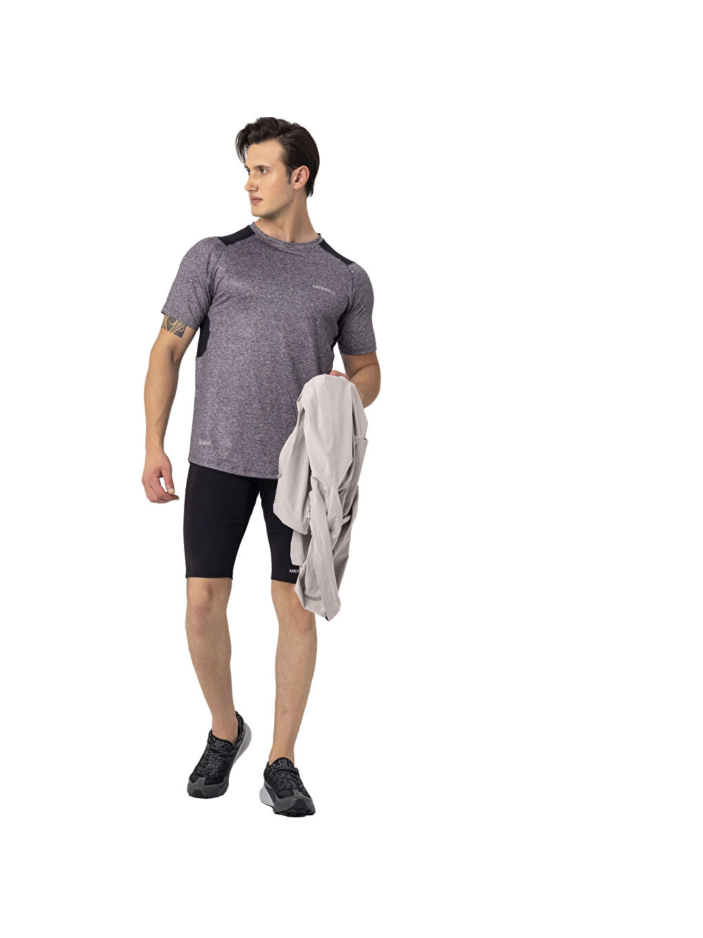 Lite Erkek Siyah Koşu Taytı-2