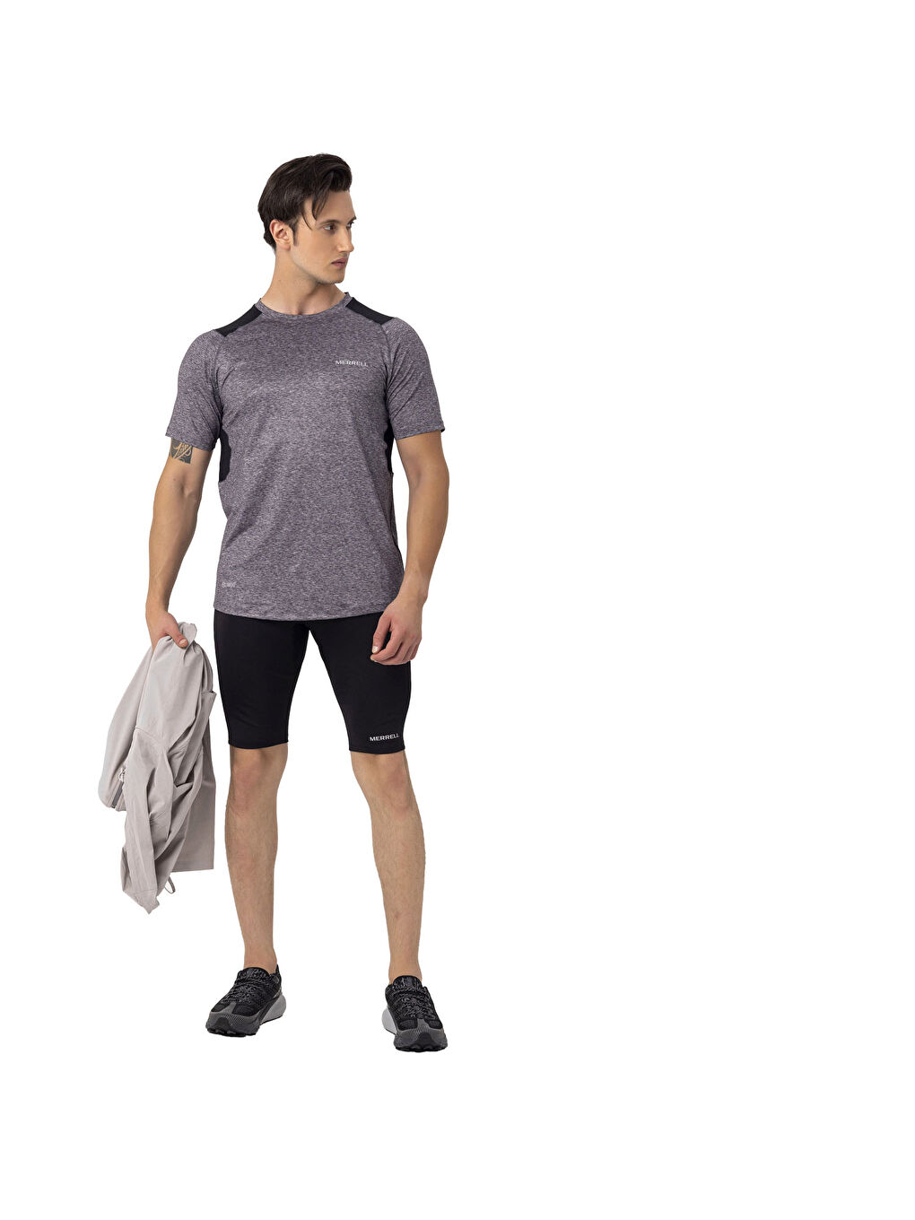 Lite Erkek Siyah Koşu Taytı-3