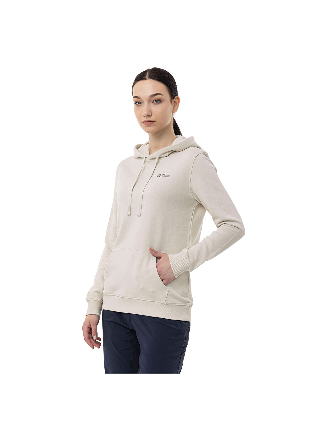 Ekru Alice Hoody Kadın Bej Sweatshirt-1