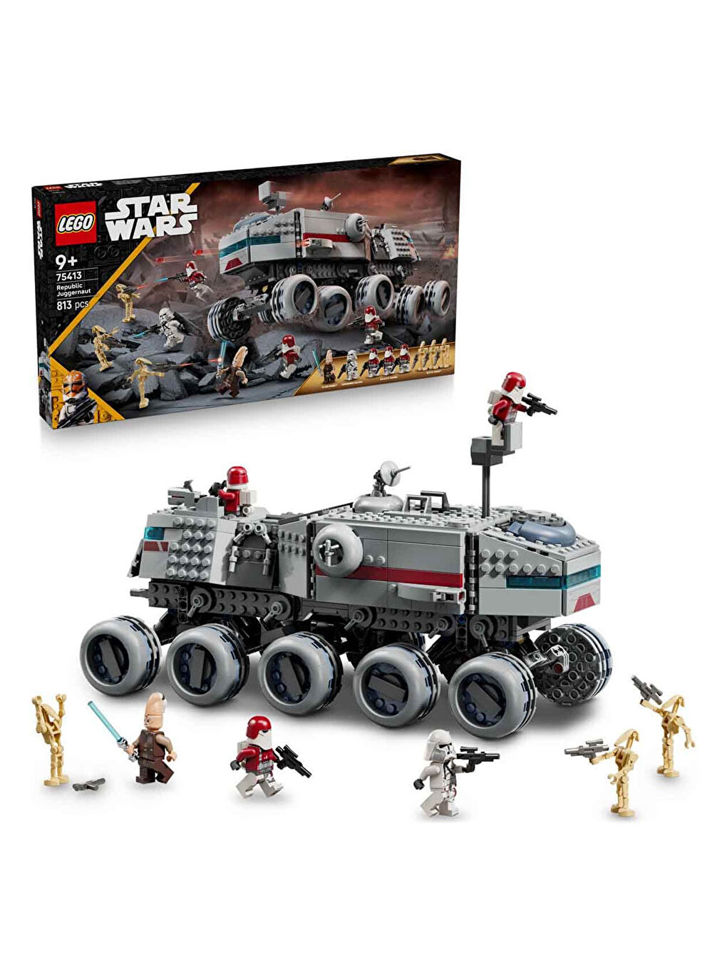 Star Wars: Klon Savaşları Cumhuriyet Juggernaut 75413