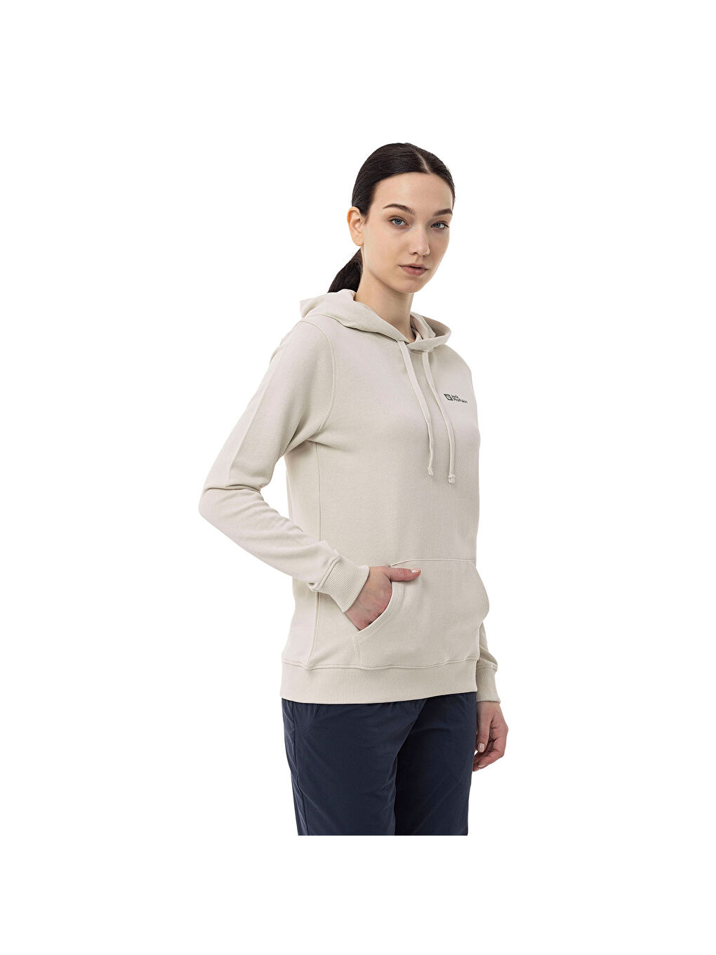 Ekru Alice Hoody Kadın Bej Sweatshirt-2