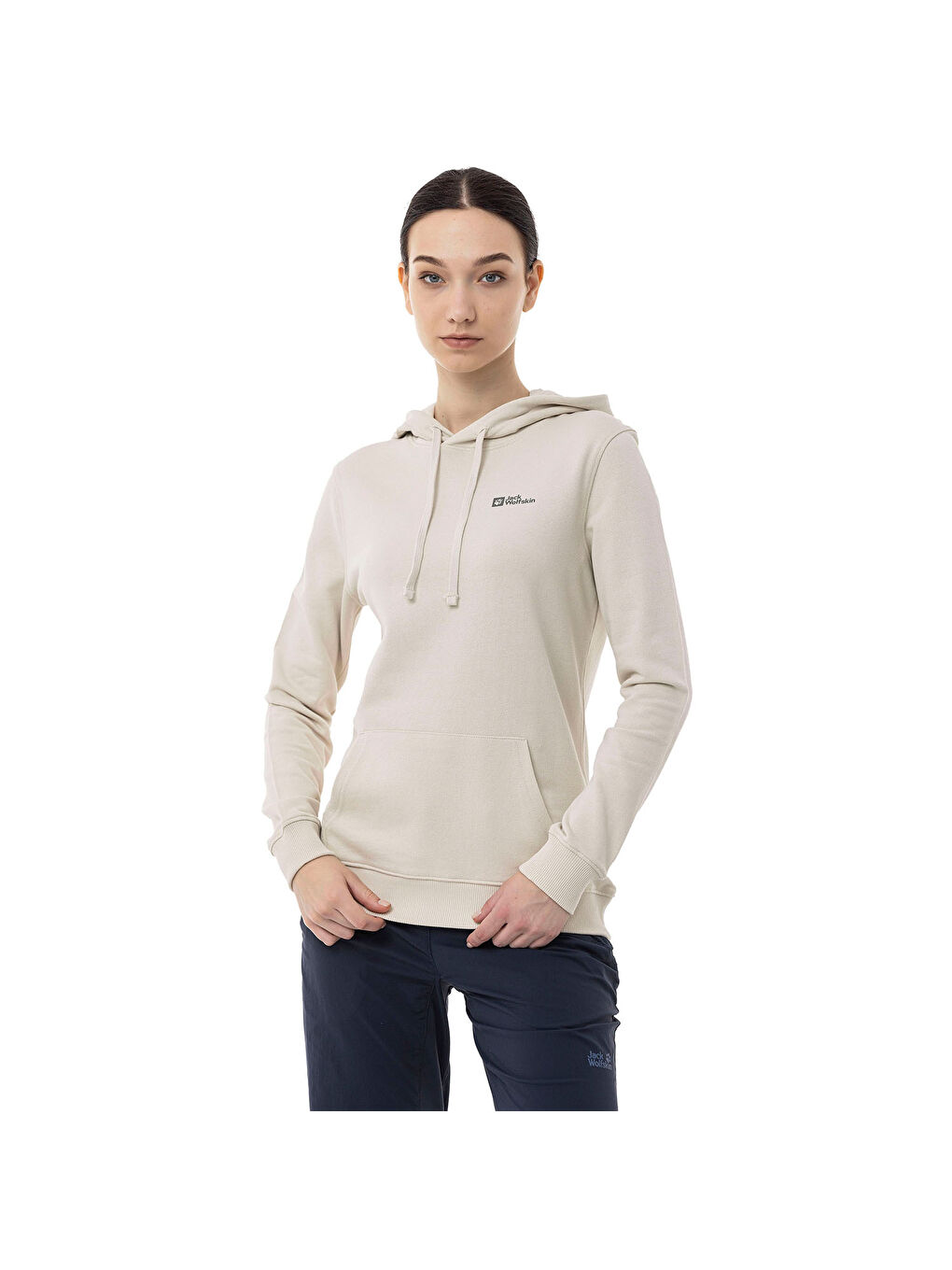 Ekru Alice Hoody Kadın Bej Sweatshirt-6