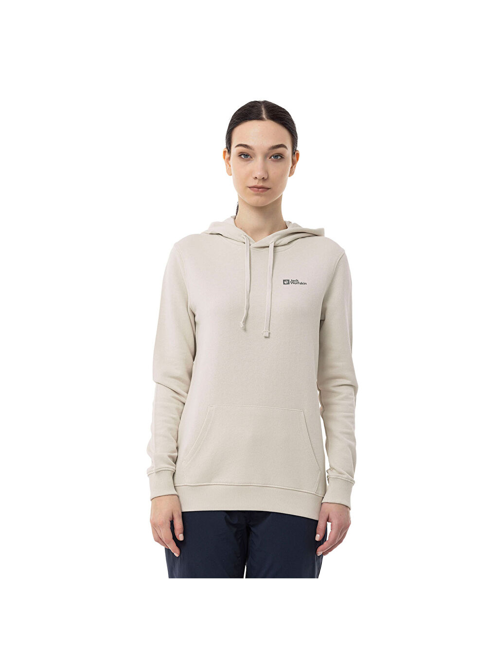 Ekru Alice Hoody Kadın Bej Sweatshirt-8