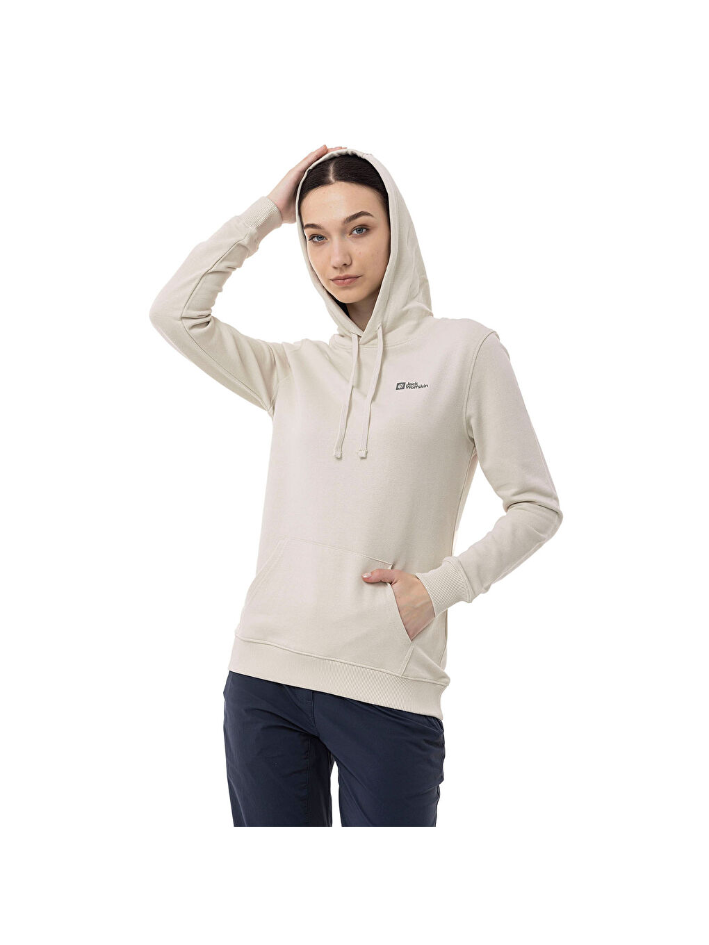 Ekru Alice Hoody Kadın Bej Sweatshirt-11