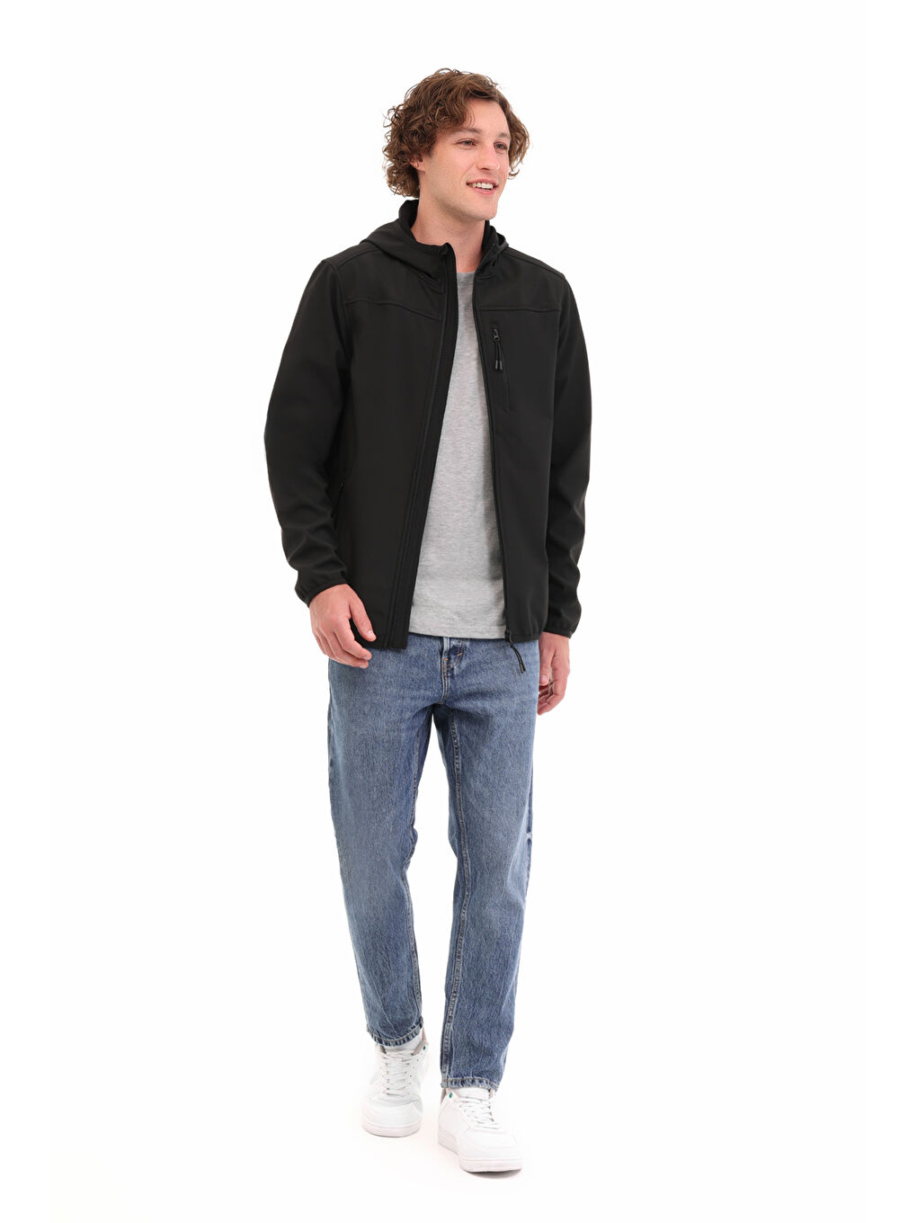 ML BASIC SOFTSHELL 5PR Siyah Erkek Softshell-2