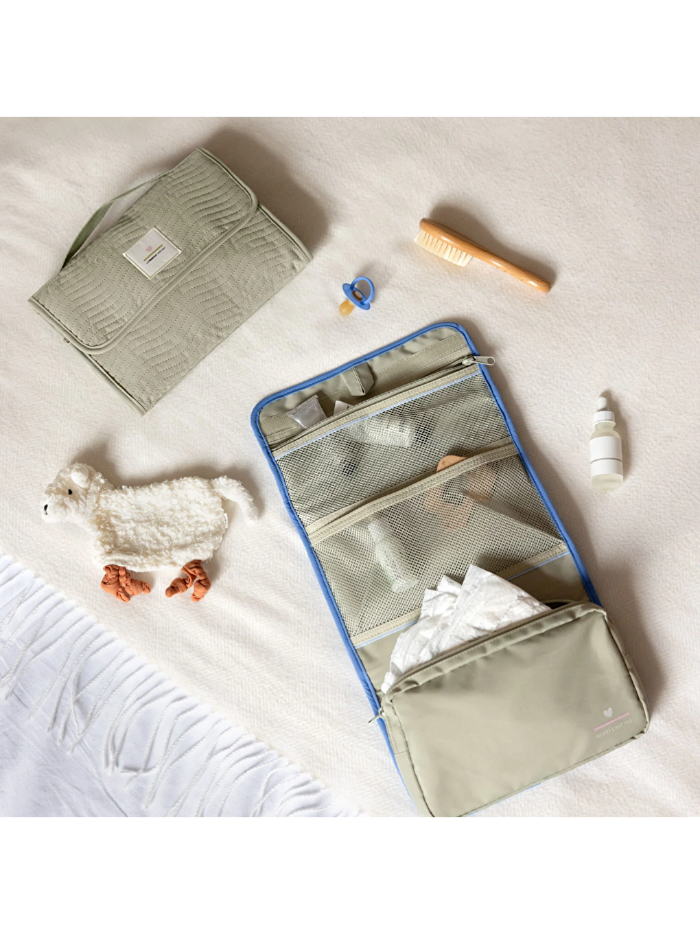 Changing Pouch Bebek Alt Değiştirme Organizer XL Mint-6