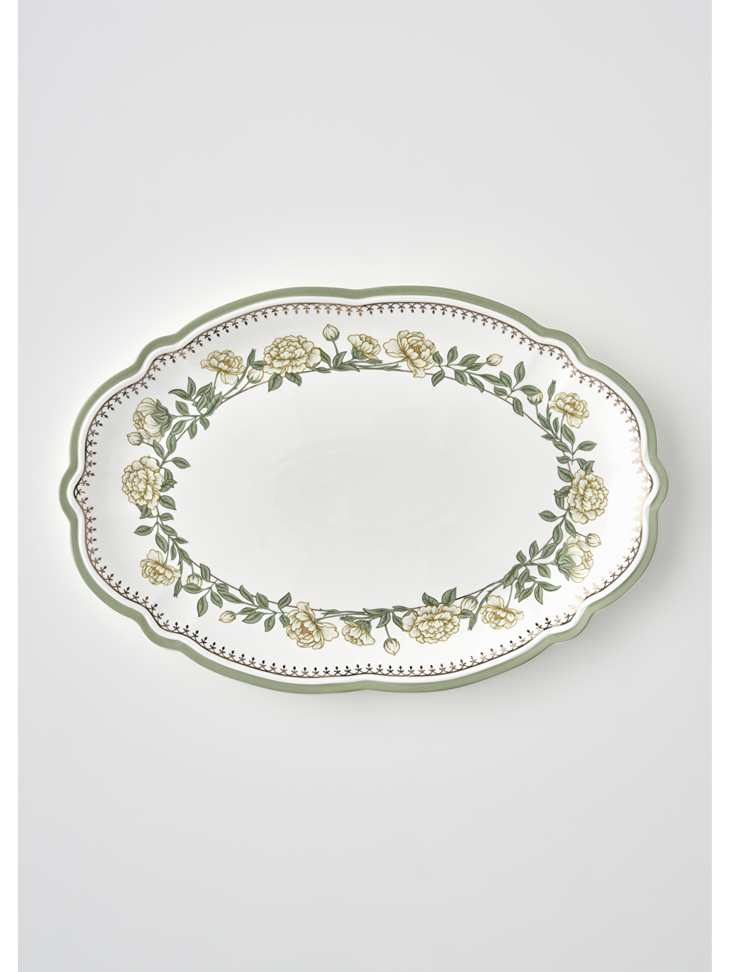 Karışık Rebecca New Bone Sunum Tabağı (40x26 cm)