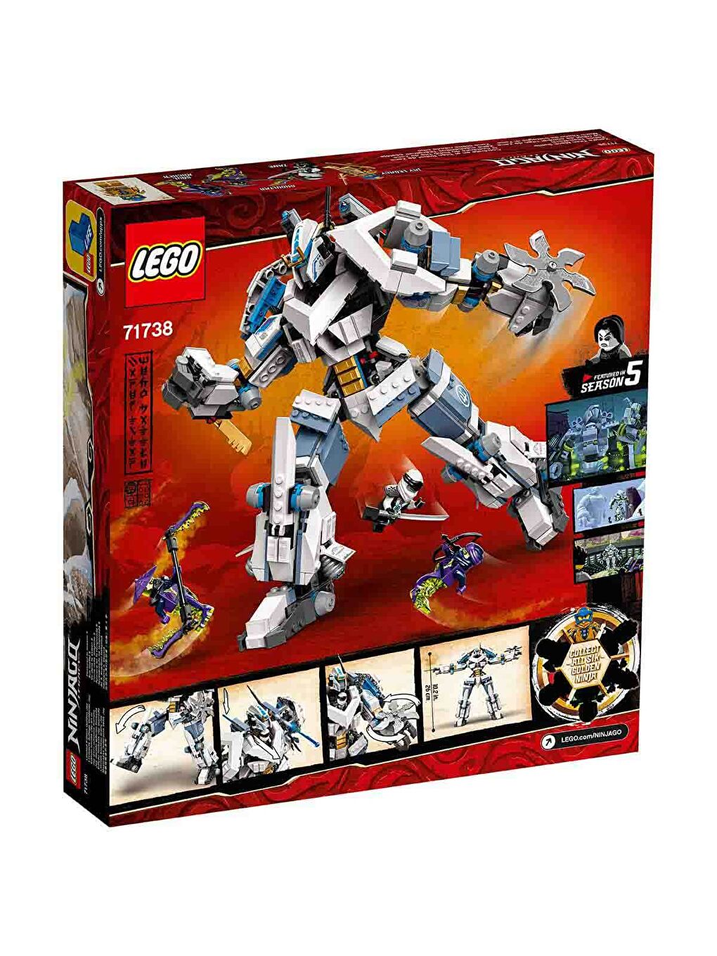 Ninjago Zane'in Titan Makine Savaşı 71738-2