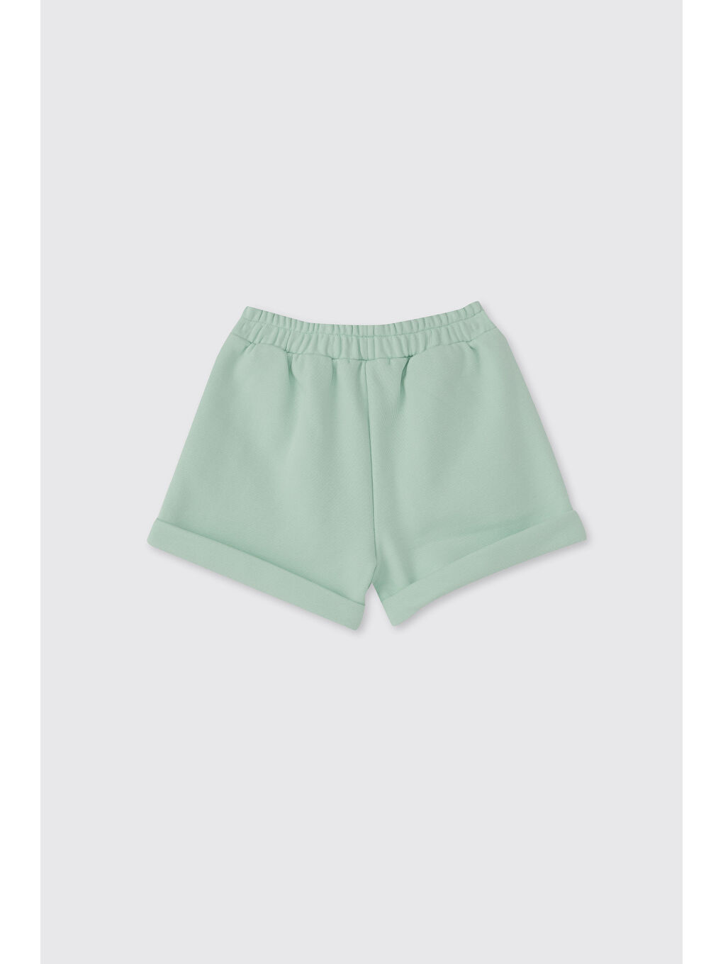 Yeşil Kız Bebek Örme Mint Şort-1