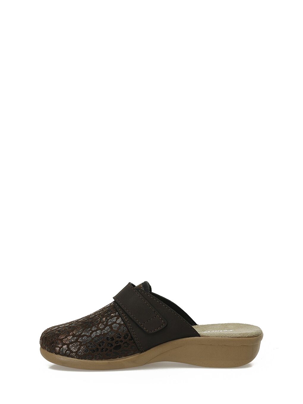 609016.Z5PR Kahverengi Kadın Ev Terliği-2