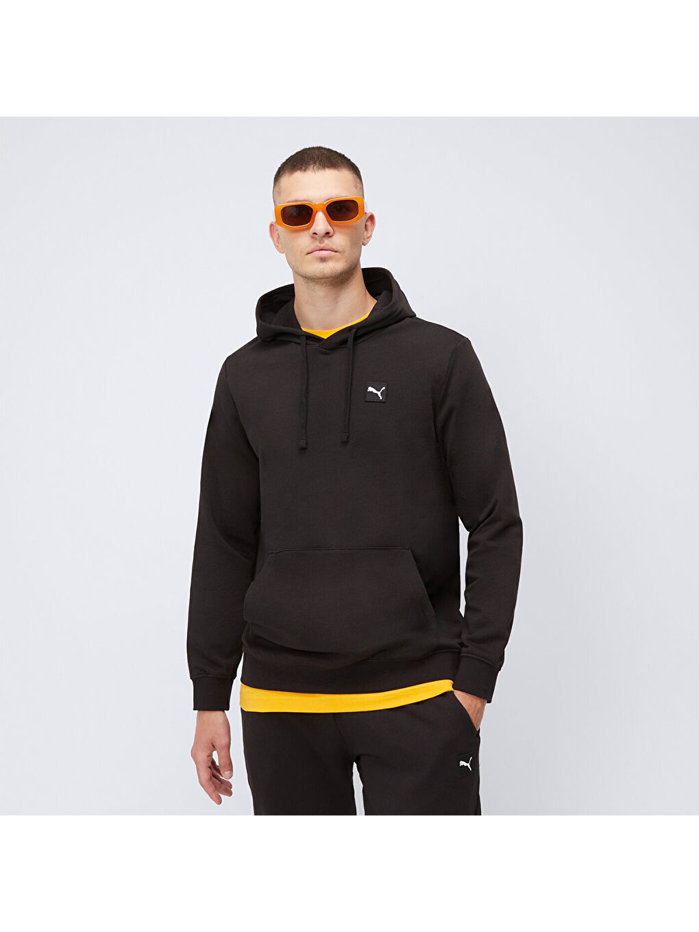 Essentials Elevated Erkek Siyah Kapüşonlu Sweatshirt