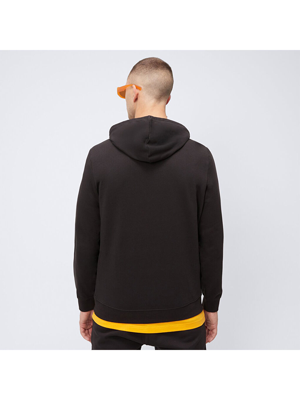 Essentials Elevated Erkek Siyah Kapüşonlu Sweatshirt-1